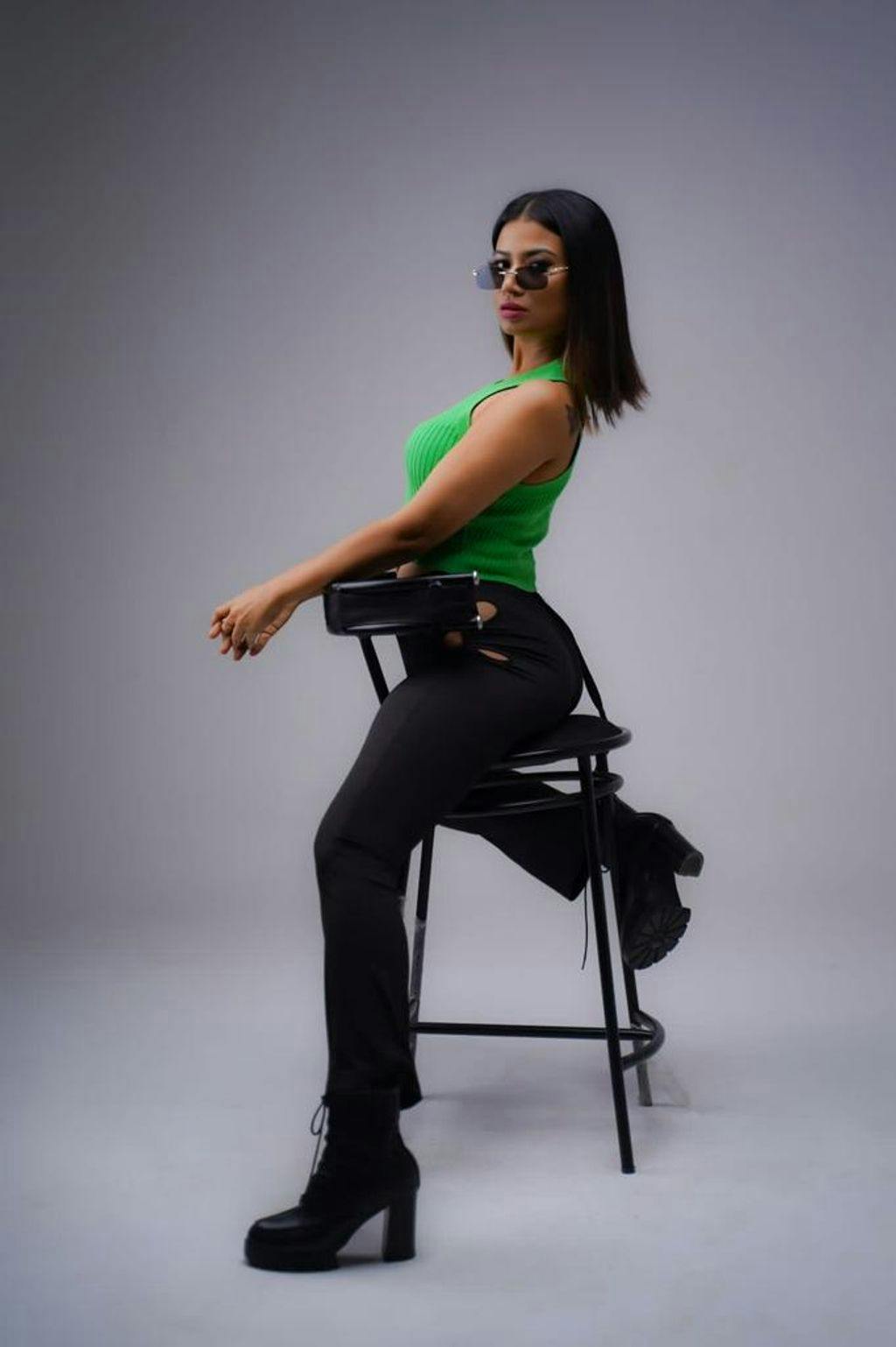 Priyanka Chatterjee's blurred background